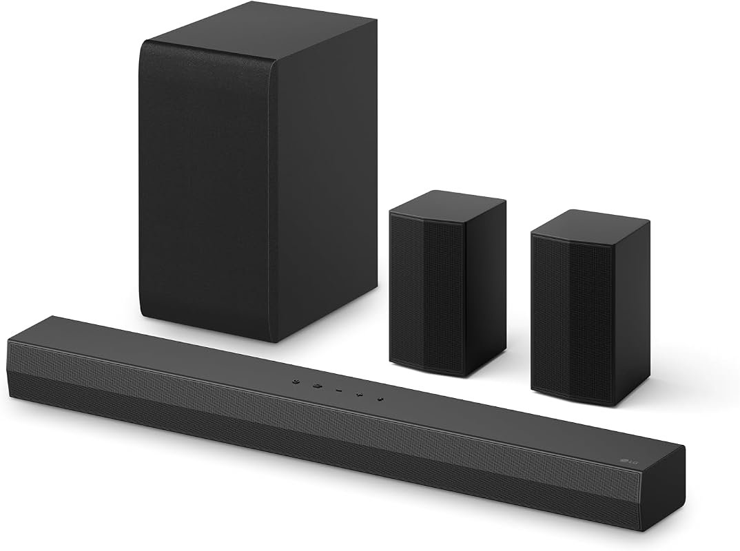 Best Smart Home Speaker Buying Guide for Every Budget and Setup 11 LG S40TR 4.1 ch. Home Theater Soundbar: Dolby Audio, Wireless Subwoofer & Rear Surround Speakers, Black