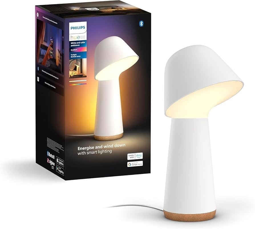 6 Best Lamps for Philips Hue to Buy: Top Picks Compared 6 Philips Hue Twilight Smart Sleep Lamp - Wake-Up & Bedside Lighting, App & Voice Control Compatible
