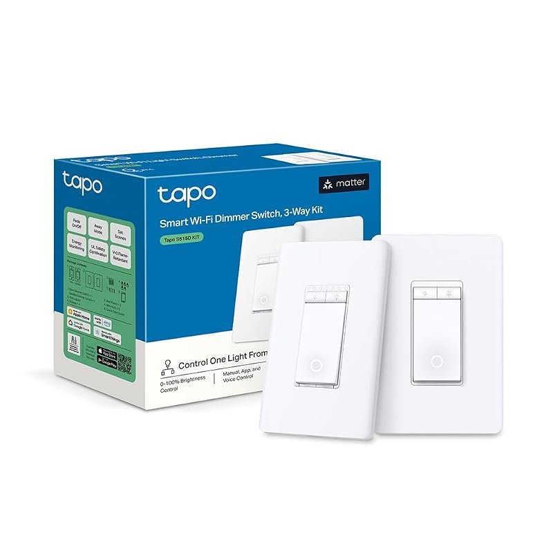 10 Best 3 Way Smart Switch: Top Picks & Buyer's Guide 9 Tapo Matter Smart 3-Way Dimmer Switch S515D KIT - Ideal for Modern Smart Homes