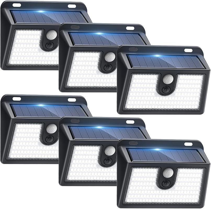 5 Best Motion Lights for Outdoors: Features & Buyer's Guide 5 6 Pack Super Bright Solar Motion Sensor Outdoor Lights with 3 Lighting Modes for Enhanced Security