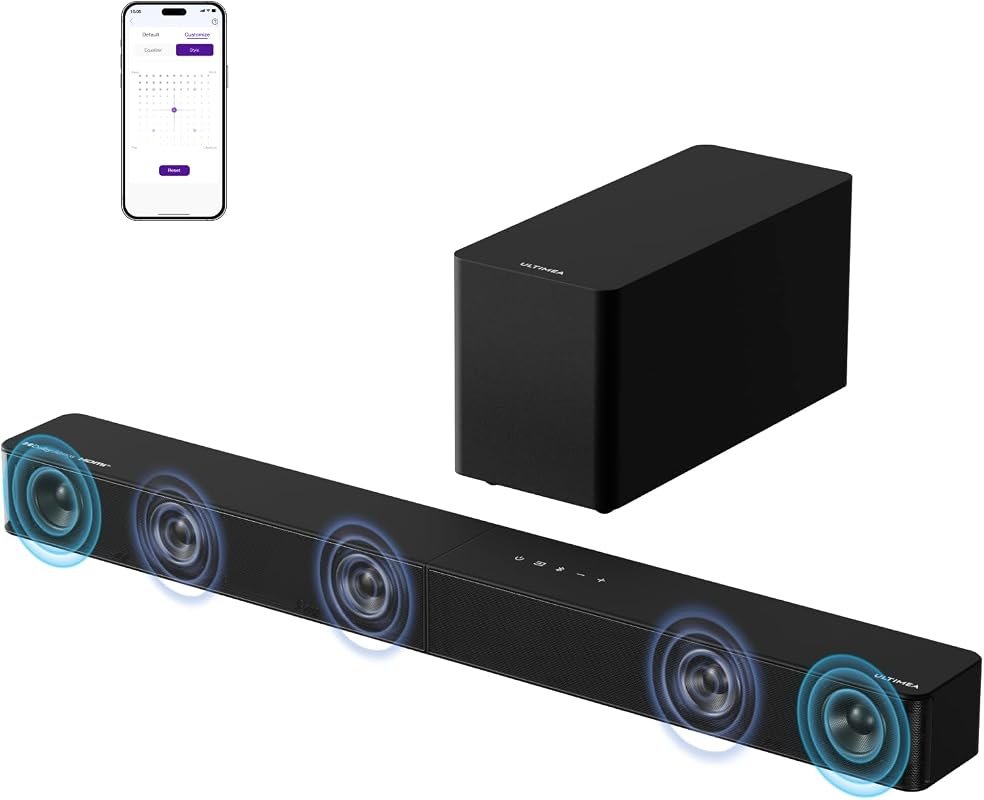 Best Smart Home Speaker Buying Guide for Every Budget and Setup 9 ULTIMEA 5.1CH Surround Sound Bar System: Dolby Atmos for Immersive Home Theater Experience