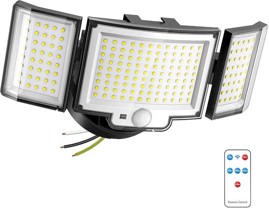 7 Best Outdoor Motion Detector Flood Lights Worth Buying 8 CLAONER 20W Hardwired Motion Sensor Outdoor Flood Light, Reliable Security Lighting Solution