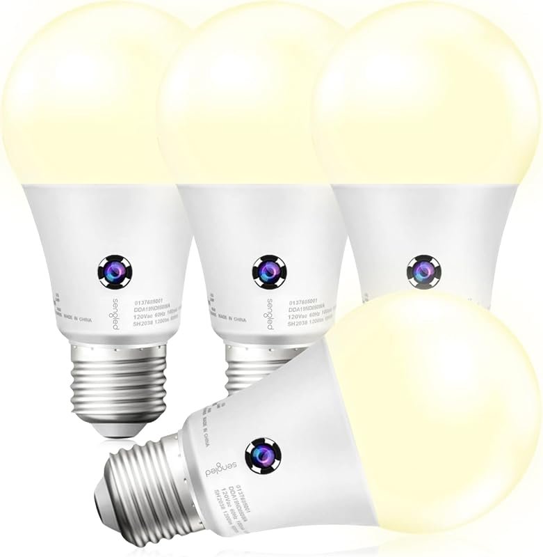 10 Best Light Bulb for Front Porch: Features & Buyer's Guide 6 Sengled Dusk to Dawn Sensor Bulbs, 4-Pack 3000K Soft White, 1200 Lumens for Porch and Garage