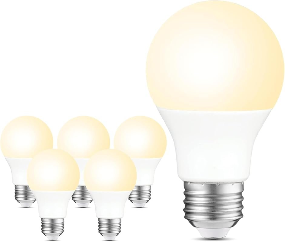 10 Best Light Bulb for Living Room Worth Buying: Top Picks 9 Sigalux A19 LED Light Bulbs Dimmable, 60W Equivalent, 2700K Soft White (6 Pack)
