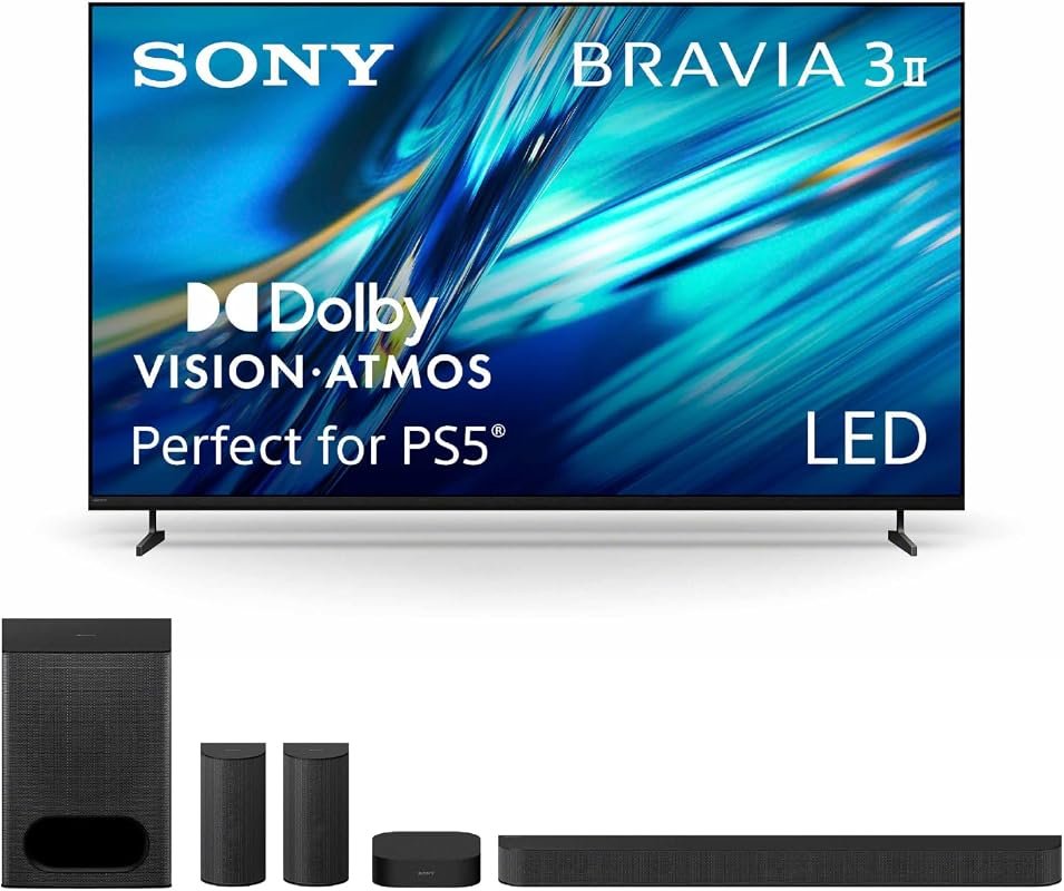 10 Best 65 Inch LED TV Reviewed & Compared: Buyer's Guide 9 Sony BRAVIA 65-Inch 4K Ultra HD LED Smart TV with Home Theater Sound Bar Bundle