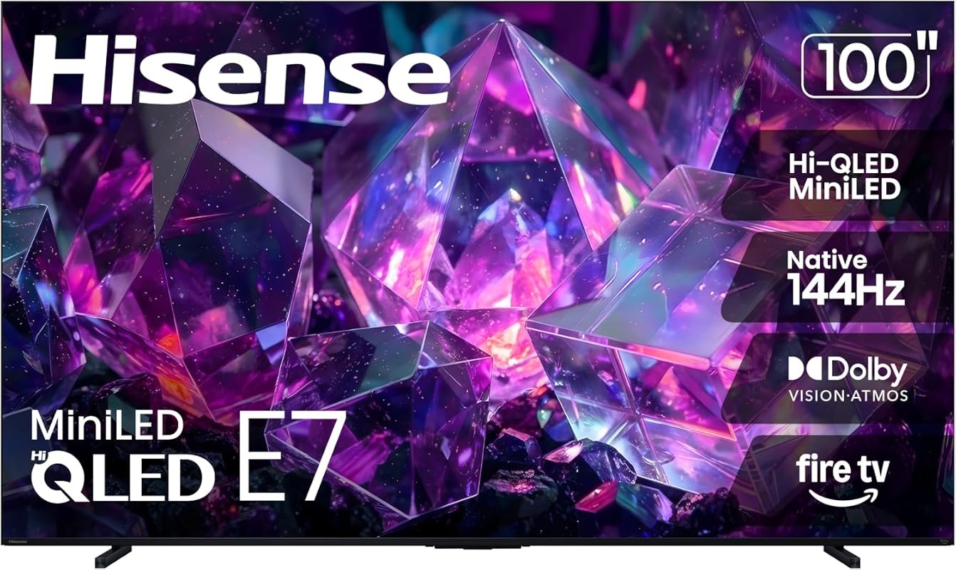 10 Best 65 Inch LED TV Reviewed & Compared: Buyer's Guide 7 Hisense 65" E7 Mini-LED 4K Smart Fire TV with Dolby Vision IQ and Wireless Subwoofer