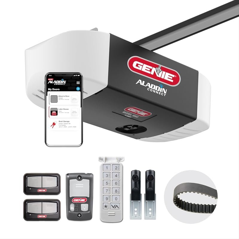 10 Best Rated Garage Door Opener Worth Buying: Top Picks 7 Genie QuietLift Connect WiFi Smart Garage Door Opener, ¾ HP with Wireless Keypad