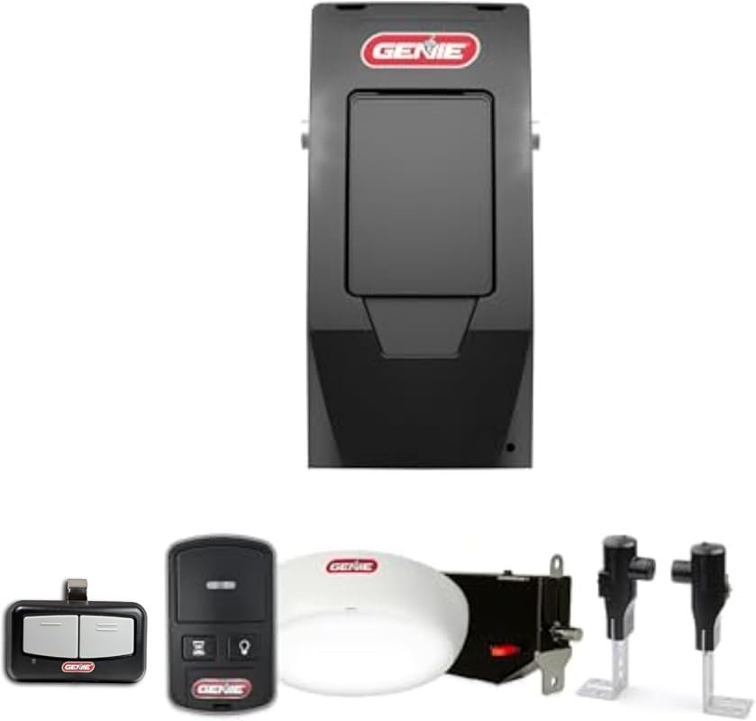 10 Best Rated Garage Door Opener Worth Buying: Top Picks 9 Genie 6072H-O Residential Wall Mounted Garage Door Opener, Sleek Design in Black