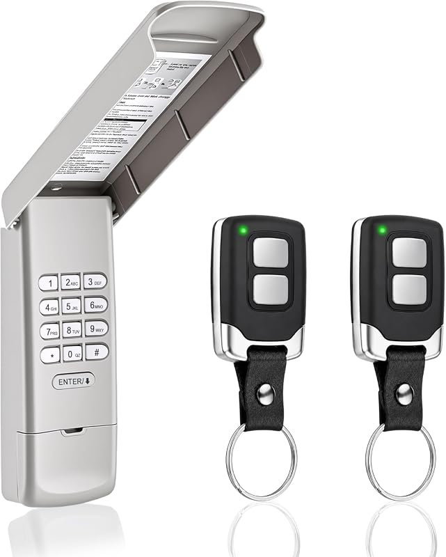10 Best Keypad Garage Door Opener Worth Buying: Top Picks 9 3-in-1 Garage Door Keypad and 2 Remotes for LiftMaster and Chamberlain Openers