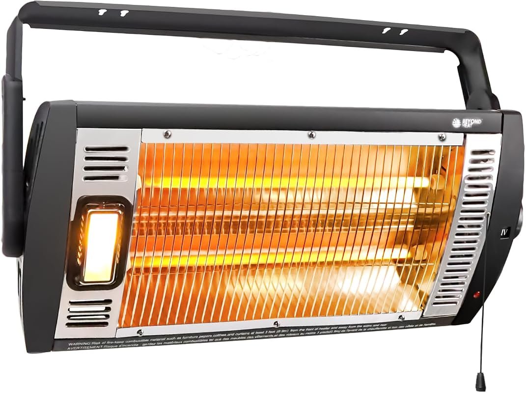 10 Best 120V Electric Heater for Garage Worth Buying 9 BEYOND HEAT 1500W Electric Garage Heater 120V - Perfect for Home and Garage Use, 1-Pack
