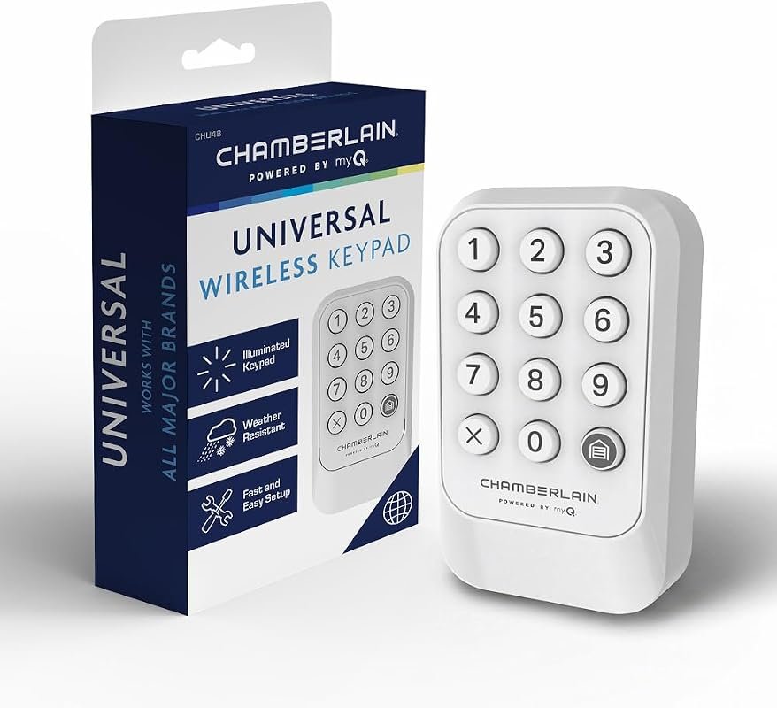 10 Best Keypad Garage Door Opener Worth Buying: Top Picks 5 Chamberlain Universal myQ Wireless Garage Door Keypad, Easy Installation and Compatibility